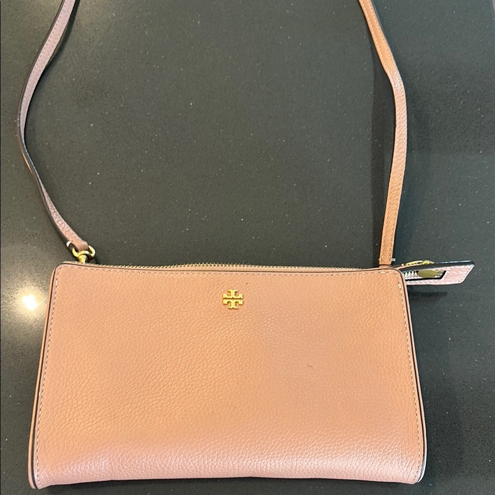 Tory Burch Pink Leather Crossbody Bag